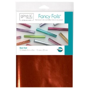 Gina K - Fancy Foils - Red Hot