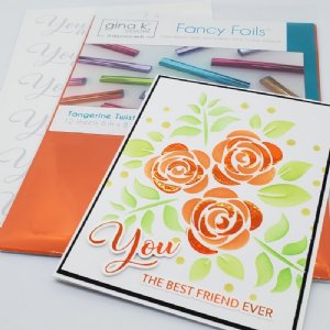 Gina K - Fancy Foils - Tangerine Twist