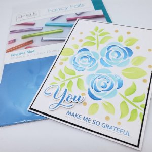 Gina K - Fancy Foils - Powder Blue