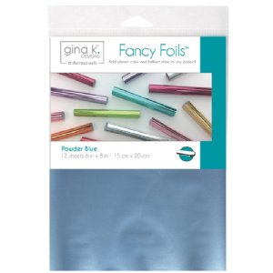 Gina K - Fancy Foils - Powder Blue