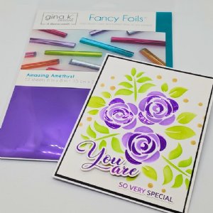 Gina K - Fancy Foils - Amazing Amethyst