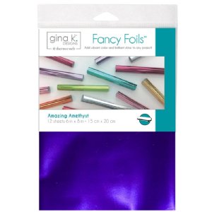 Gina K - Fancy Foils - Amazing Amethyst