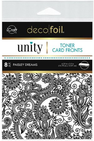 Unity - Deco Foil Toner Card Fronts - Paisley Dreams