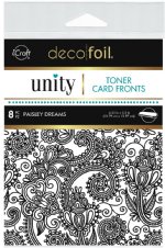 Unity - Deco Foil Toner Card Fronts - Paisley Dreams