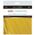 Deco Foil - Transfer Sheets - Gold Glitter