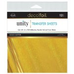 Deco Foil - Transfer Sheets - Gold Glitter