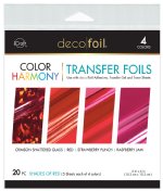 Therm-O Web - Deco Foil Color Harmony Transfer Foils - Shades of Red 