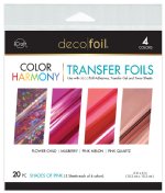 Therm-O Web - Deco Foil Color Harmony Transfer Foils - Shades of Pink