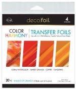 Therm-O Web - Deco Foil Color Harmony Transfer Foils - Shades of Orange