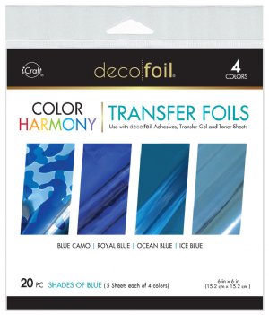 Therm-O Web - Deco Foil Color Harmony Transfer Foils - Shades of Blue