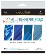 Therm-O Web - Deco Foil Color Harmony Transfer Foils - Shades of Blue