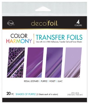Therm-O Web - Deco Foil Color Harmony Transfer Foils - Shades of Purple