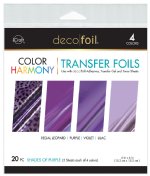 Therm-O Web - Deco Foil Color Harmony Transfer Foils - Shades of Purple