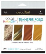 Therm-O Web - Deco Foil Color Harmony Transfer Foils - Shades of Brown
