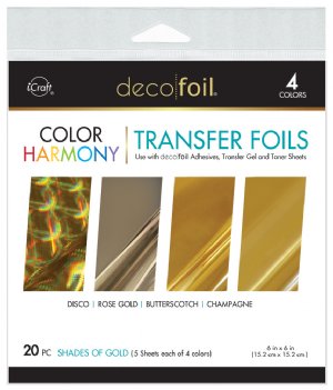 Therm-O Web - Deco Foil Color Harmony Transfer Foils - Shades of Gold