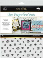 Deco Foil - Clear Designer Toner Sheets - Doodles