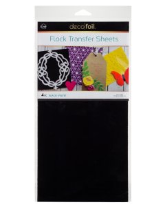 Thermoweb - Flock Transfer Sheets - Black Velvet