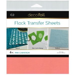 Thermoweb - Flock Transfer Sheets - Pink Carnation
