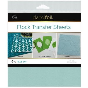 Thermoweb - Flock Transfer Sheets - Blue Sky