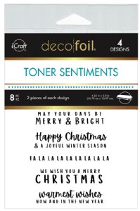 Deco Foil - Toner Sentiments - Merry Moments