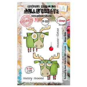 AALL and Create - A7 Stamp Set - Moose-tletoe