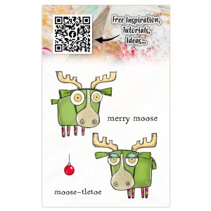 AALL and Create - A7 Stamp Set - Moose-tletoe