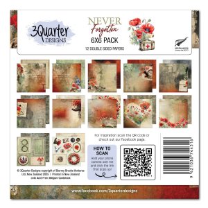 3Quarter Designs - 6X6 - Never Forgotten 