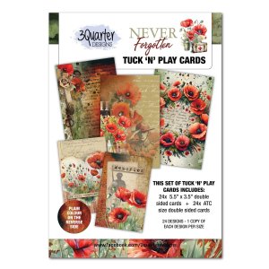 3Quarter Designs - Tuck 'N' Play Cards - Never Forgotten 