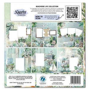 3Quarter Designs - 12X12 Collection Kit - Beachside Life