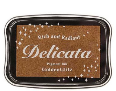 Delicata - Ink Pad - Golden Glitz