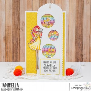 Stamping Bella - Cling Stamp - Uptown Girl Sylvia and the Seashell