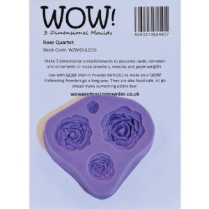 WOW - Dimensional Mold - Rose Quartet