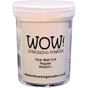 WOW - Clear Matte Embossing Powder -  Regular (Large Jar)