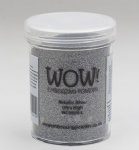 WOW - Metallic Embossing Powder - Ultra High - Silver (Large Jar)