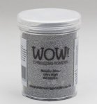 WOW - Metallic Embossing Powder - Ultra High - Silver (Large Jar)
