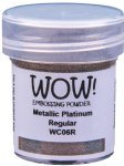 WOW - Metallic Embossing Powder - Regular - Platinum