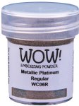 WOW - Metallic Embossing Powder - Regular - Platinum