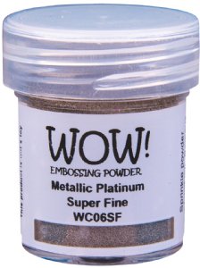 WOW - Metallic Embossing Powder - Super Fine - Platinum
