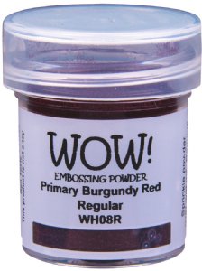 WOW - Primary Embossing Powder - Regular - Burgundy Red