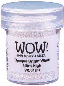 WOW - Opaque White Embossing Powder  - Ultra High - Bright