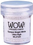 WOW - Opaque White Embossing Powder  - Ultra High - Bright