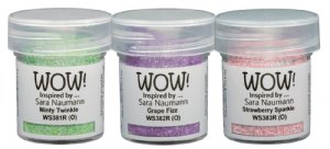 WOW! Embossing Powders- Trios Collection - Twinkly Fizz