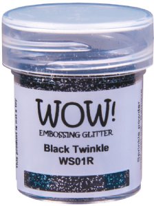 WOW - Embossing Glitter - Regular - Black Twinkle