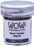 WOW - Embossing Glitter - Regular - Black Twinkle