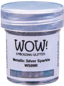 WOW - Embossing Glitter - Regular - Metallic Silver Sparkle