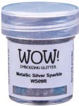 WOW - Embossing Glitter - Regular - Metallic Silver Sparkle