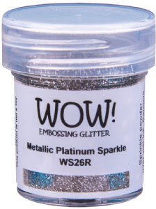 WOW - Embossing Glitter - Regular - Metallic Platinum Sparkle