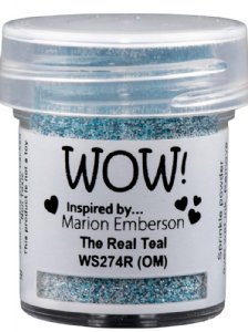 WOW! Embossing Powders - Embossing Glitter - Regular - The Real Teal