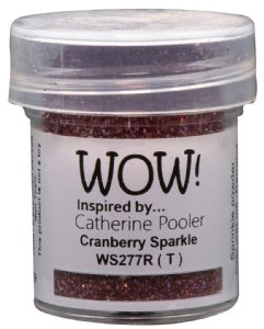 WOW! Embossing Powders - Regular - Cranberry Sparkle