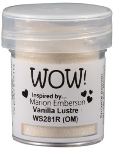 WOW! Embossing Powders - Embossing Glitter - Regular - Vanilla Lustre